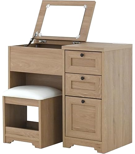 Anri(アンリ) デスクドレッサー ANK70-80D【完成品タイプ】イス無し アンリ デスクドレッサー ANK70-80D【完成品タイプ】 | SESAME